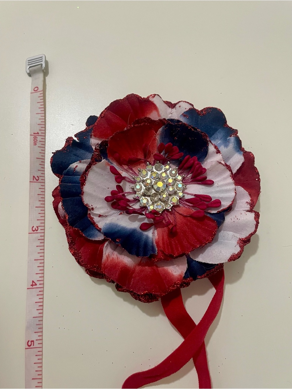 Tieks Patriotic Red, White, and Blue Flower Accessory